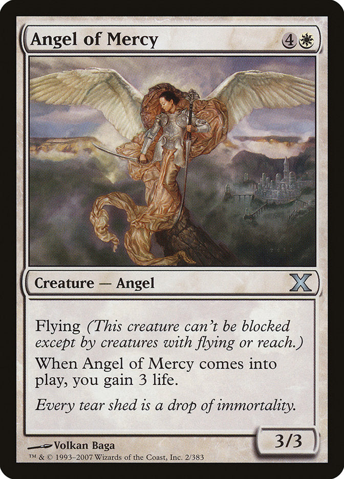 Angel of Mercy [Tenth Edition] MTG Single Magic: The Gathering    | Red Claw Gaming