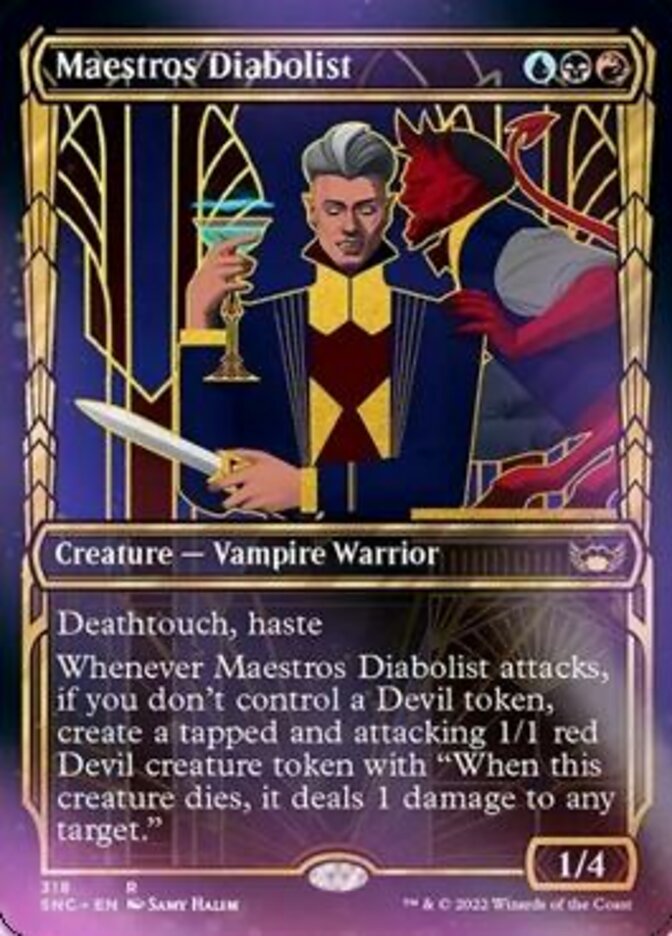 Maestros Diabolist (Showcase Golden Age) [Streets of New Capenna] MTG Single Magic: The Gathering    | Red Claw Gaming