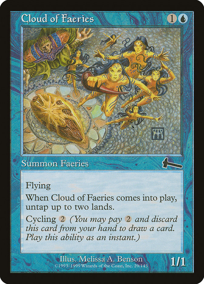 Cloud of Faeries [Urza's Legacy] MTG Single Magic: The Gathering    | Red Claw Gaming