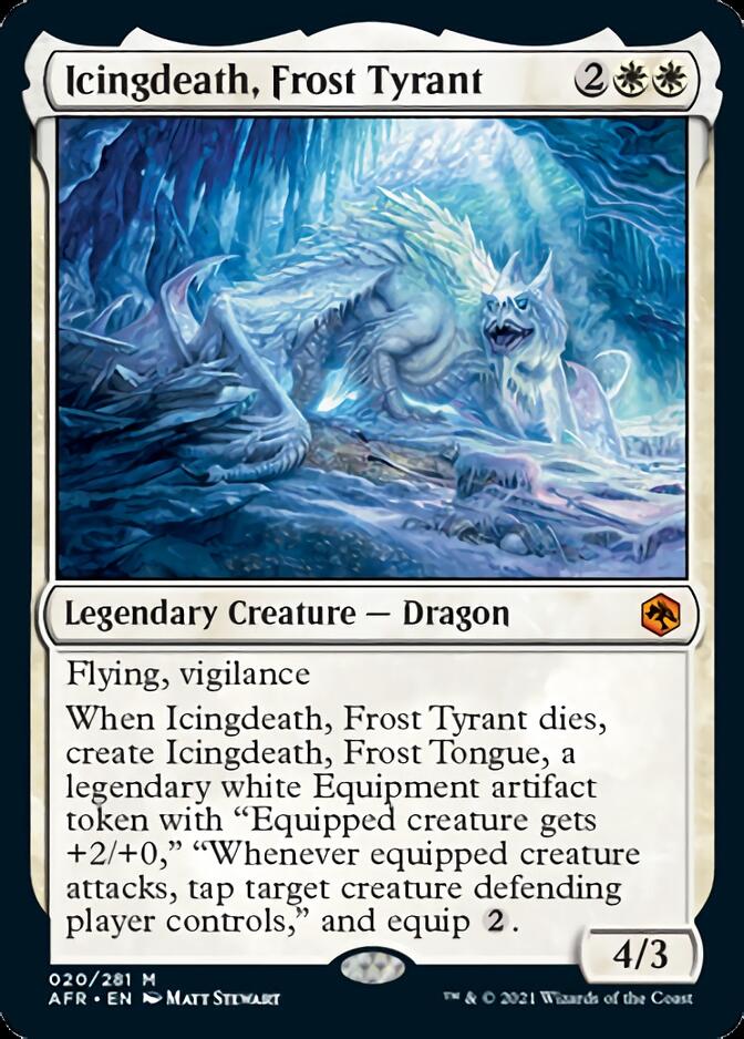 Icingdeath, Frost Tyrant [Dungeons & Dragons: Adventures in the Forgotten Realms] MTG Single Magic: The Gathering    | Red Claw Gaming