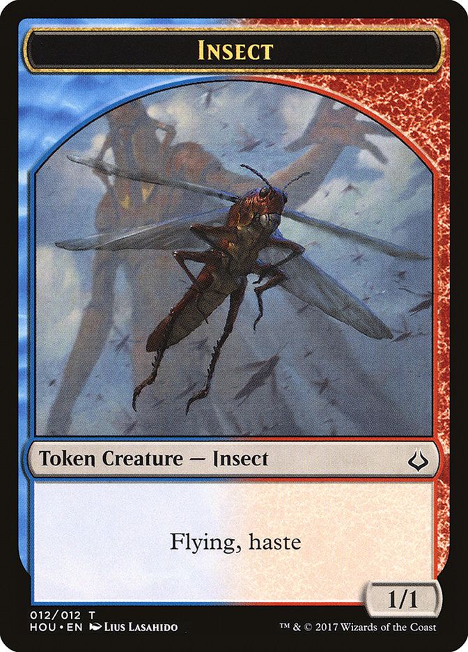 Insect Token [Hour of Devastation Tokens] MTG Single Magic: The Gathering    | Red Claw Gaming
