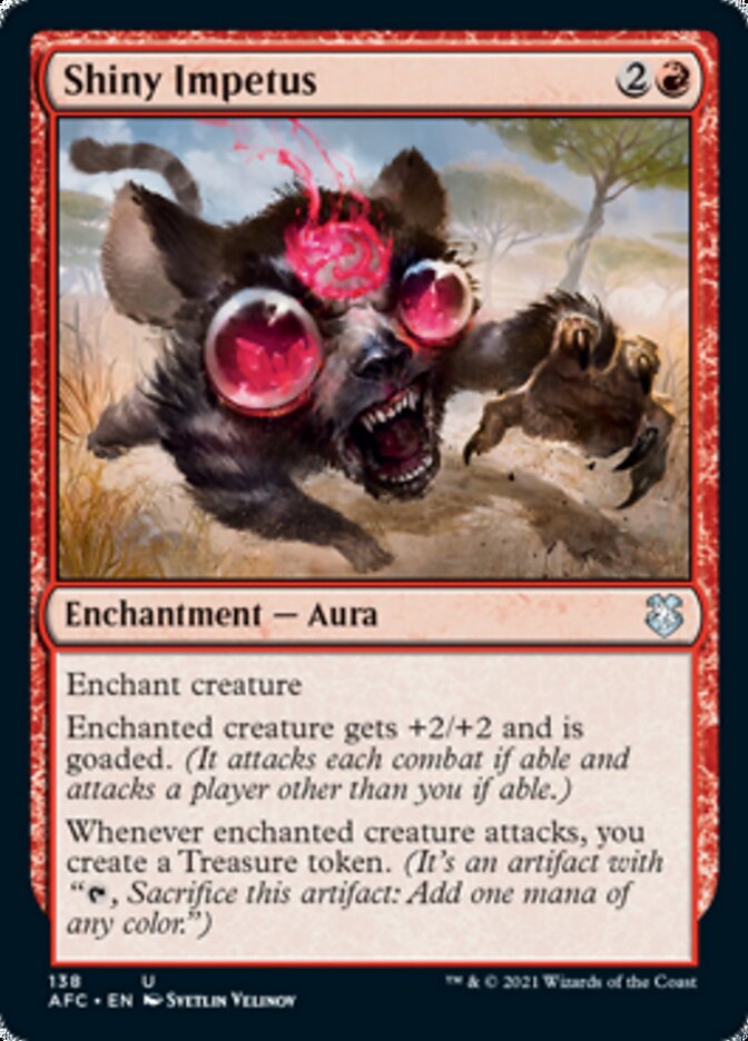 Shiny Impetus [Dungeons & Dragons: Adventures in the Forgotten Realms Commander] MTG Single Magic: The Gathering    | Red Claw Gaming