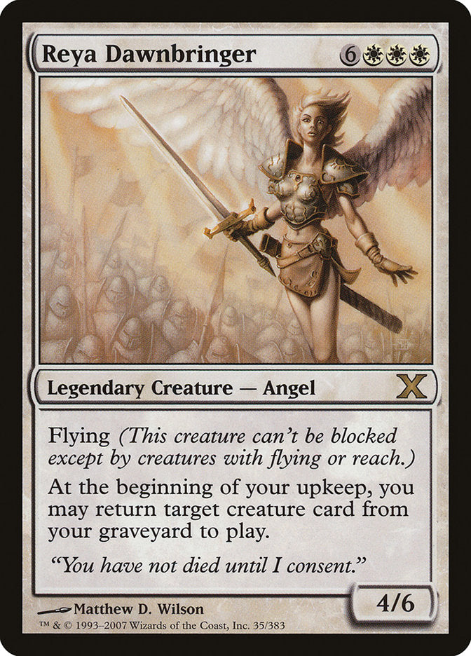 Reya Dawnbringer [Tenth Edition] MTG Single Magic: The Gathering    | Red Claw Gaming