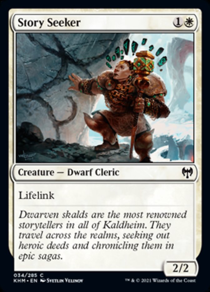 Story Seeker [Kaldheim] MTG Single Magic: The Gathering    | Red Claw Gaming