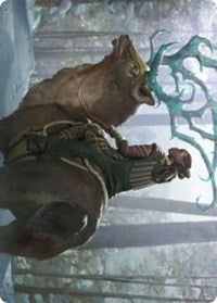 Boreal Outrider Art Card [Kaldheim Art Series] MTG Single Magic: The Gathering    | Red Claw Gaming