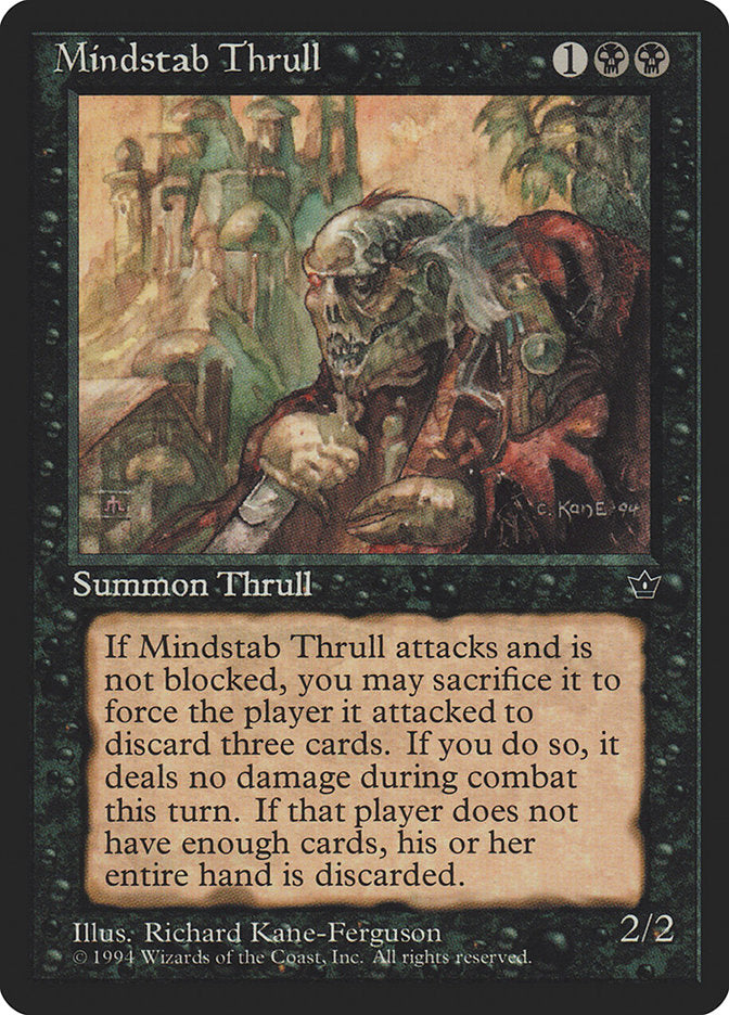 Mindstab Thrull (Richard Kane Ferguson) [Fallen Empires] MTG Single Magic: The Gathering    | Red Claw Gaming