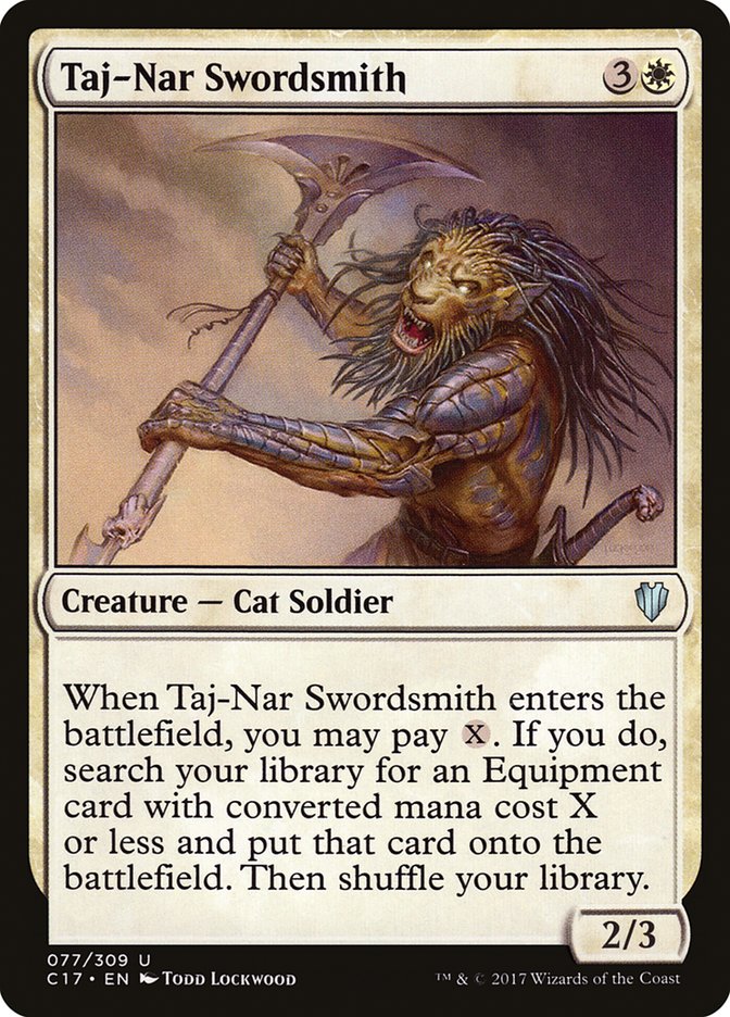 Taj-Nar Swordsmith [Commander 2017] MTG Single Magic: The Gathering    | Red Claw Gaming