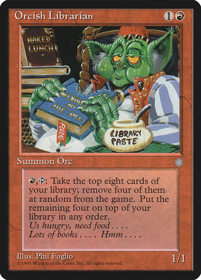 Orcish Librarian [Ice Age] MTG Single Magic: The Gathering    | Red Claw Gaming