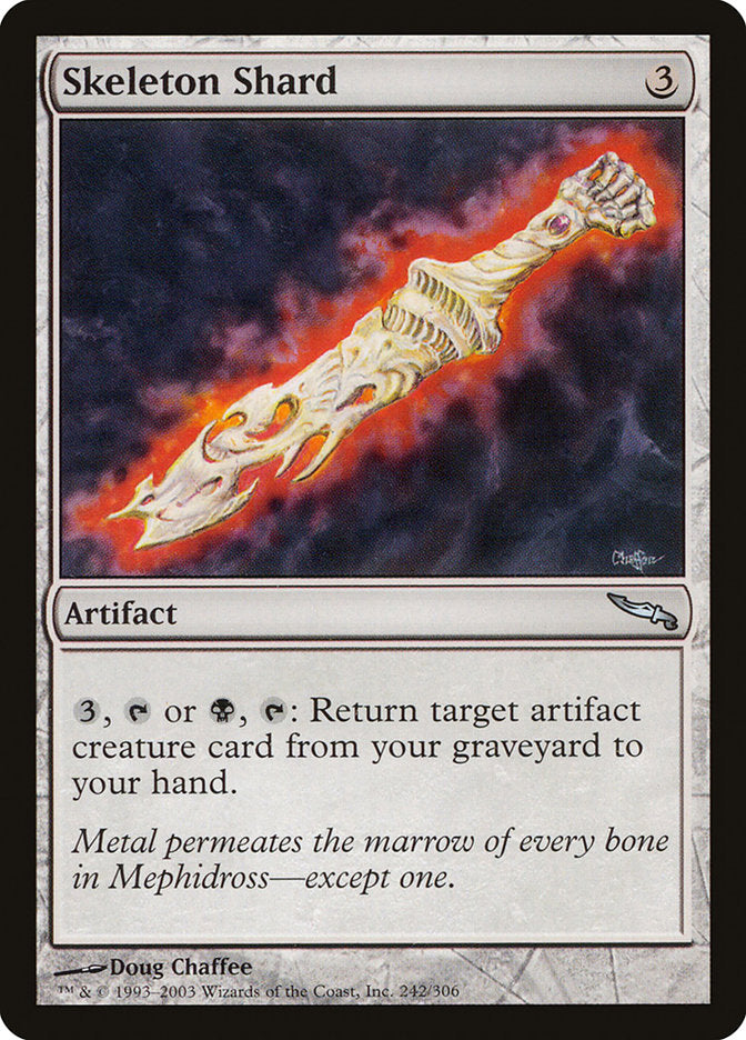 Skeleton Shard [Mirrodin] MTG Single Magic: The Gathering    | Red Claw Gaming