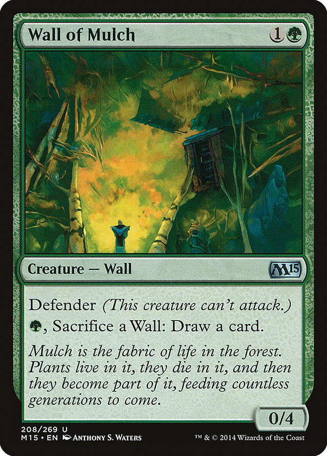 Wall of Mulch [Magic 2015] MTG Single Magic: The Gathering    | Red Claw Gaming