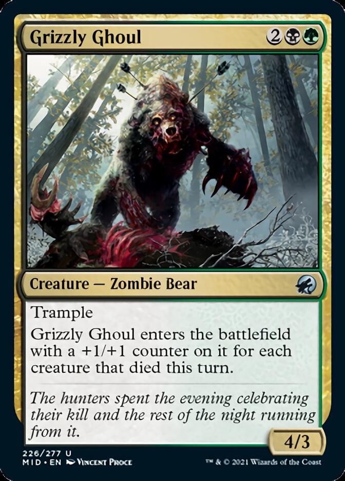 Grizzly Ghoul [Innistrad: Midnight Hunt] MTG Single Magic: The Gathering    | Red Claw Gaming