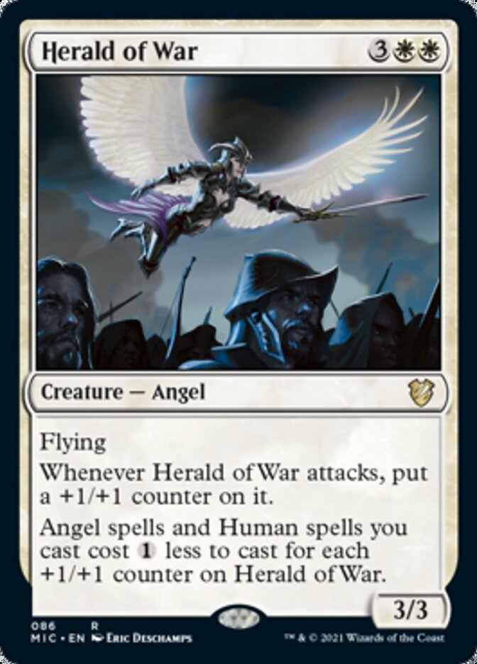 Herald of War [Innistrad: Midnight Hunt Commander] MTG Single Magic: The Gathering    | Red Claw Gaming