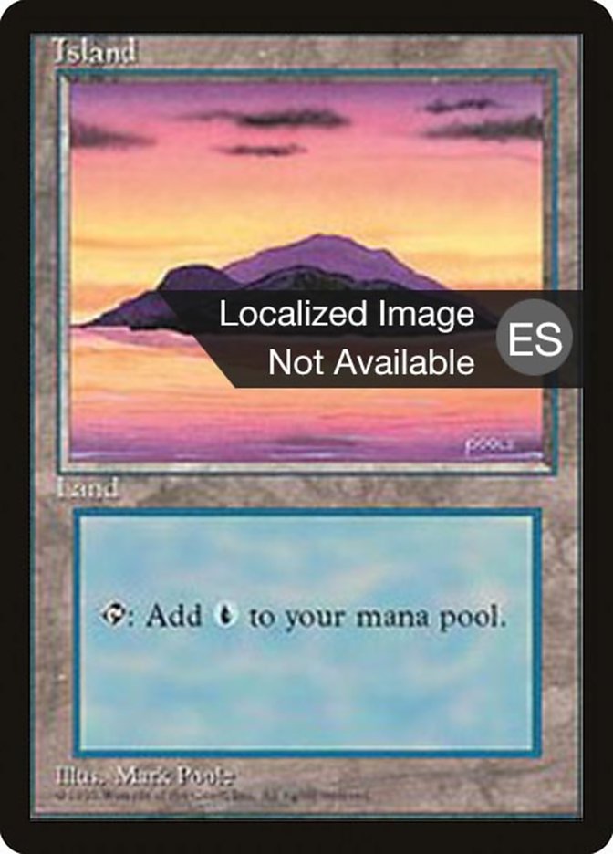 Island (A) [Fourth Edition (Foreign Black Border)] MTG Single Magic: The Gathering    | Red Claw Gaming