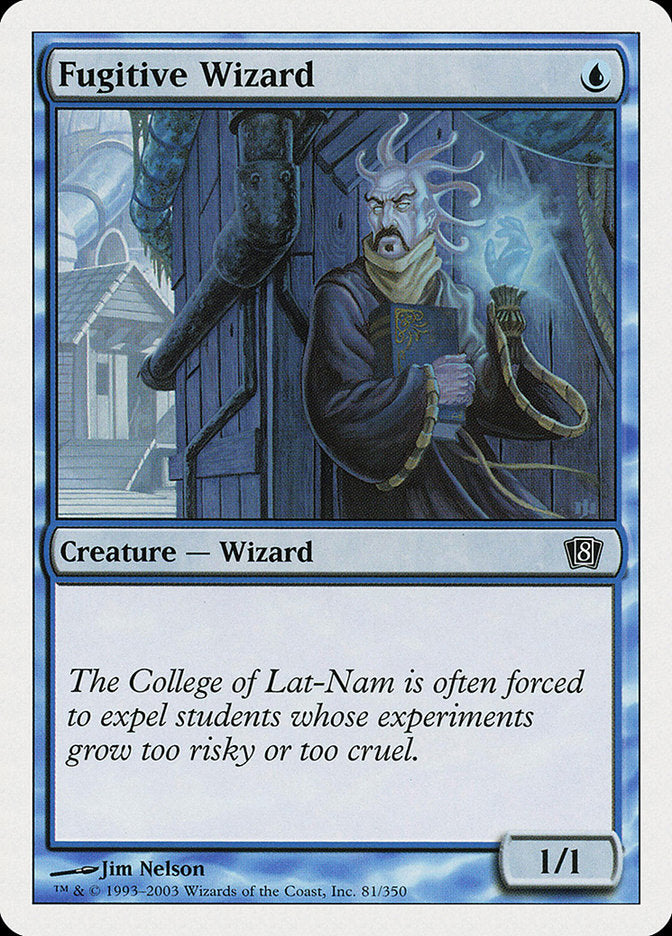 Fugitive Wizard [Eighth Edition] MTG Single Magic: The Gathering    | Red Claw Gaming