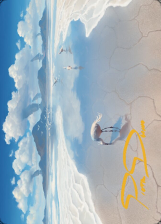 Adarkar Wastes Art Card (Gold-Stamped Signature) [Dominaria United Art Series] MTG Single Magic: The Gathering    | Red Claw Gaming