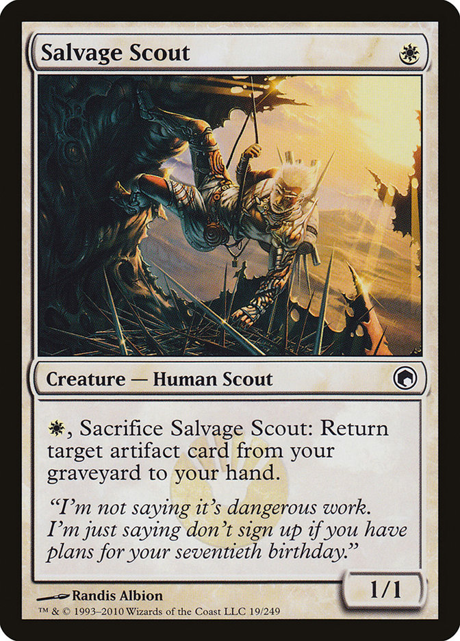Salvage Scout [Scars of Mirrodin] MTG Single Magic: The Gathering    | Red Claw Gaming