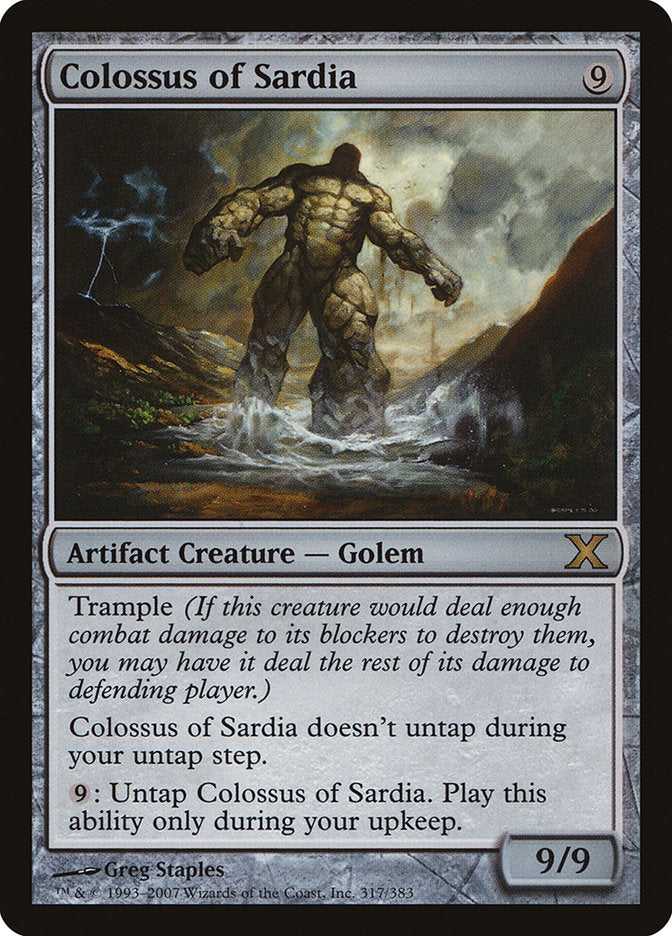 Colossus of Sardia [Tenth Edition] MTG Single Magic: The Gathering    | Red Claw Gaming