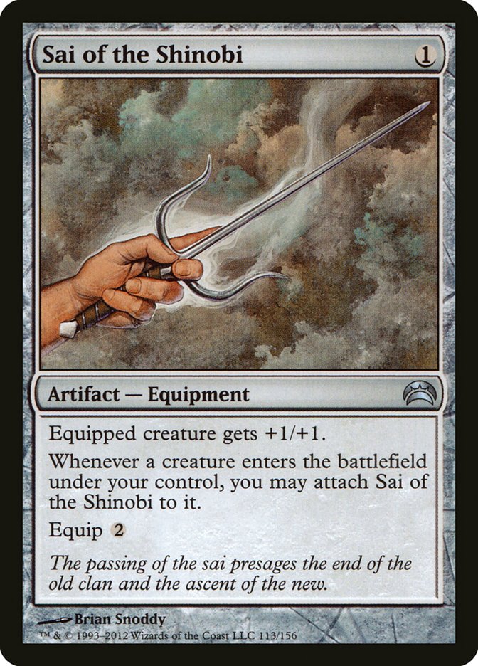 Sai of the Shinobi [Planechase 2012] MTG Single Magic: The Gathering    | Red Claw Gaming