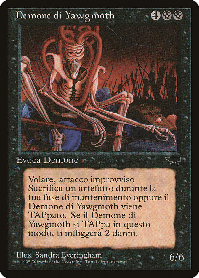 Yawgmoth Demon (Italian) [Rinascimento] MTG Single Magic: The Gathering    | Red Claw Gaming