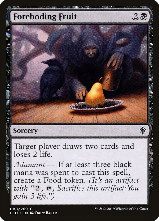 Foreboding Fruit [Throne of Eldraine] MTG Single Magic: The Gathering    | Red Claw Gaming