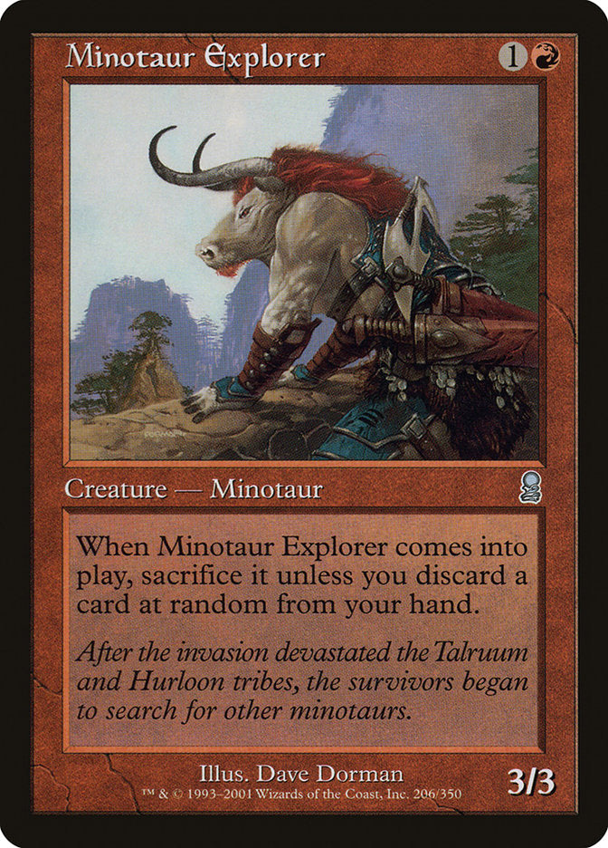 Minotaur Explorer [Odyssey] MTG Single Magic: The Gathering    | Red Claw Gaming