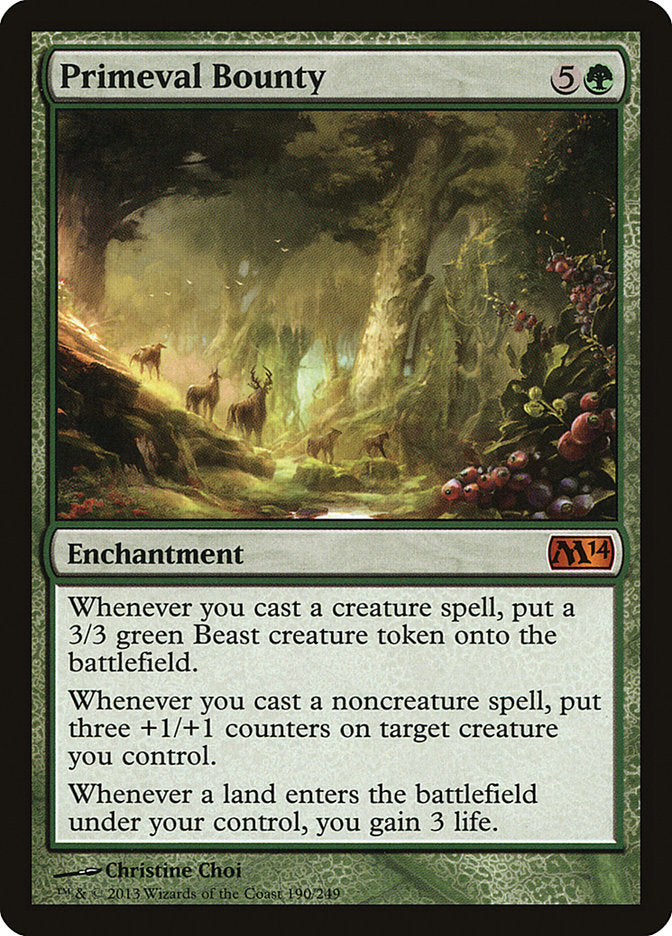 Primeval Bounty [Magic 2014] MTG Single Magic: The Gathering    | Red Claw Gaming