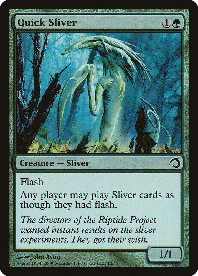 Quick Sliver [Premium Deck Series: Slivers] MTG Single Magic: The Gathering    | Red Claw Gaming