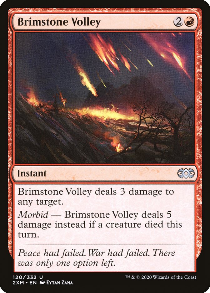 Brimstone Volley [Double Masters] MTG Single Magic: The Gathering    | Red Claw Gaming