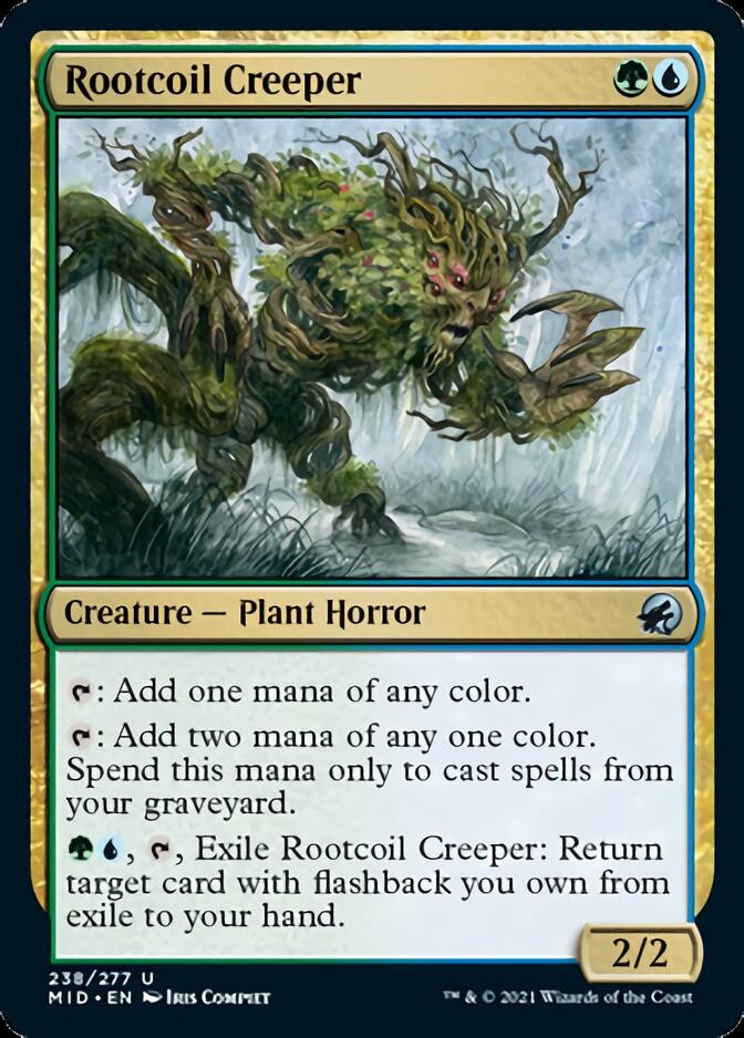 Rootcoil Creeper [Innistrad: Midnight Hunt] MTG Single Magic: The Gathering    | Red Claw Gaming