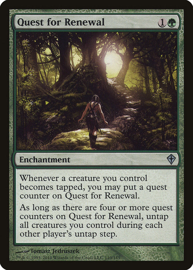 Quest for Renewal [Worldwake] MTG Single Magic: The Gathering    | Red Claw Gaming