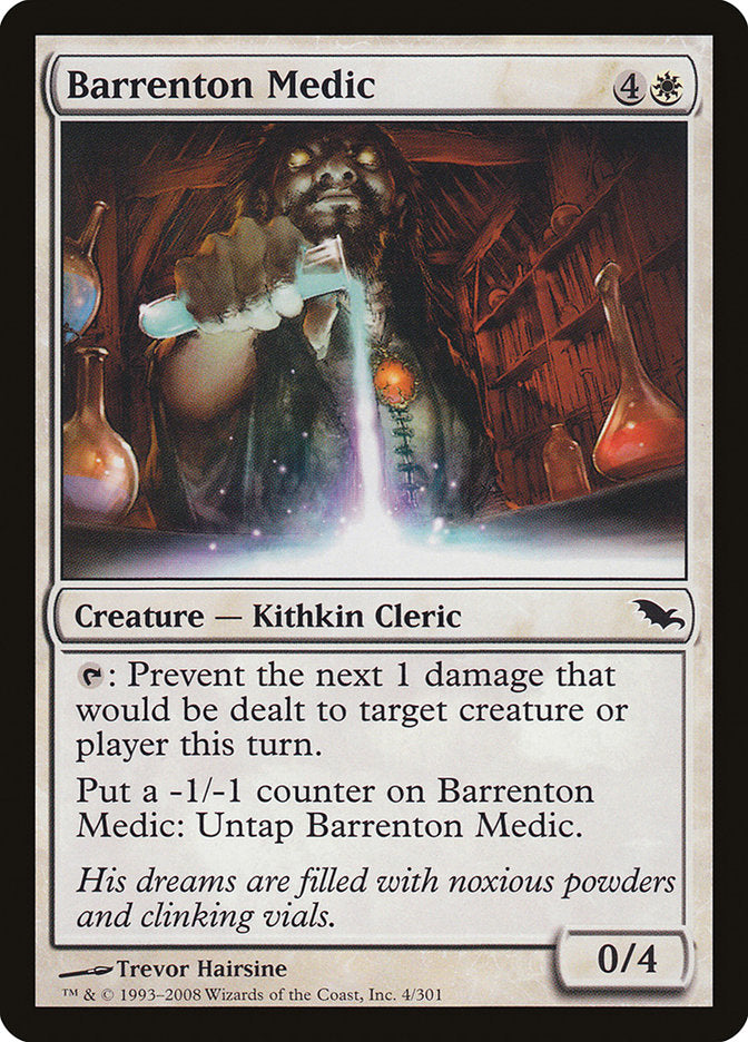 Barrenton Medic [Shadowmoor] MTG Single Magic: The Gathering    | Red Claw Gaming