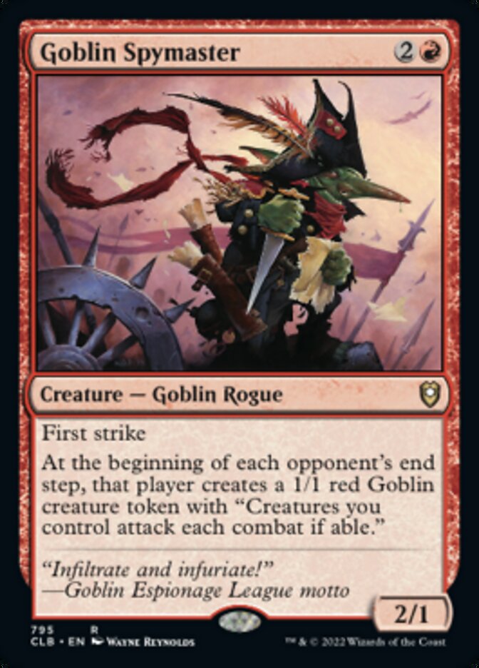 Goblin Spymaster [Commander Legends: Battle for Baldur's Gate] MTG Single Magic: The Gathering    | Red Claw Gaming