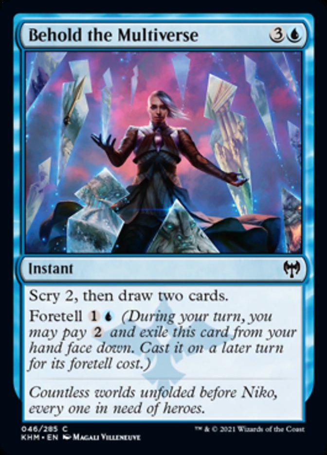 Behold the Multiverse [Kaldheim] MTG Single Magic: The Gathering    | Red Claw Gaming