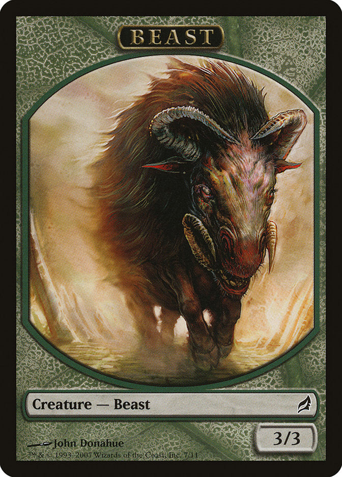 Beast Token [Lorwyn Tokens] MTG Single Magic: The Gathering    | Red Claw Gaming