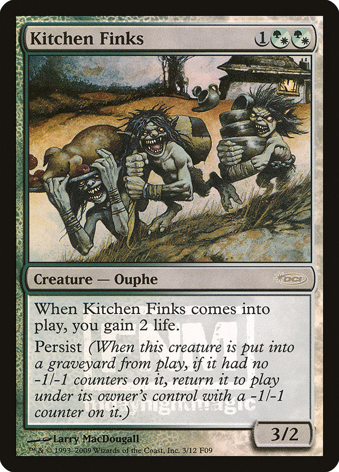 Kitchen Finks [Friday Night Magic 2009] MTG Single Magic: The Gathering    | Red Claw Gaming