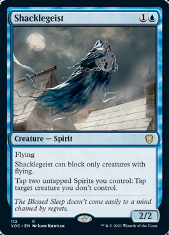 Shacklegeist [Innistrad: Crimson Vow Commander] MTG Single Magic: The Gathering    | Red Claw Gaming
