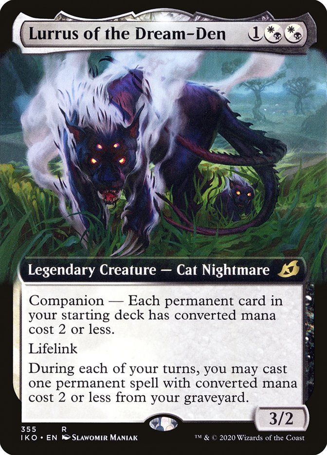 Lurrus of the Dream-Den (Extended Art) [Ikoria: Lair of Behemoths] MTG Single Magic: The Gathering    | Red Claw Gaming