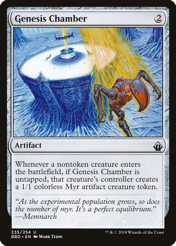 Genesis Chamber [Battlebond] MTG Single Magic: The Gathering    | Red Claw Gaming