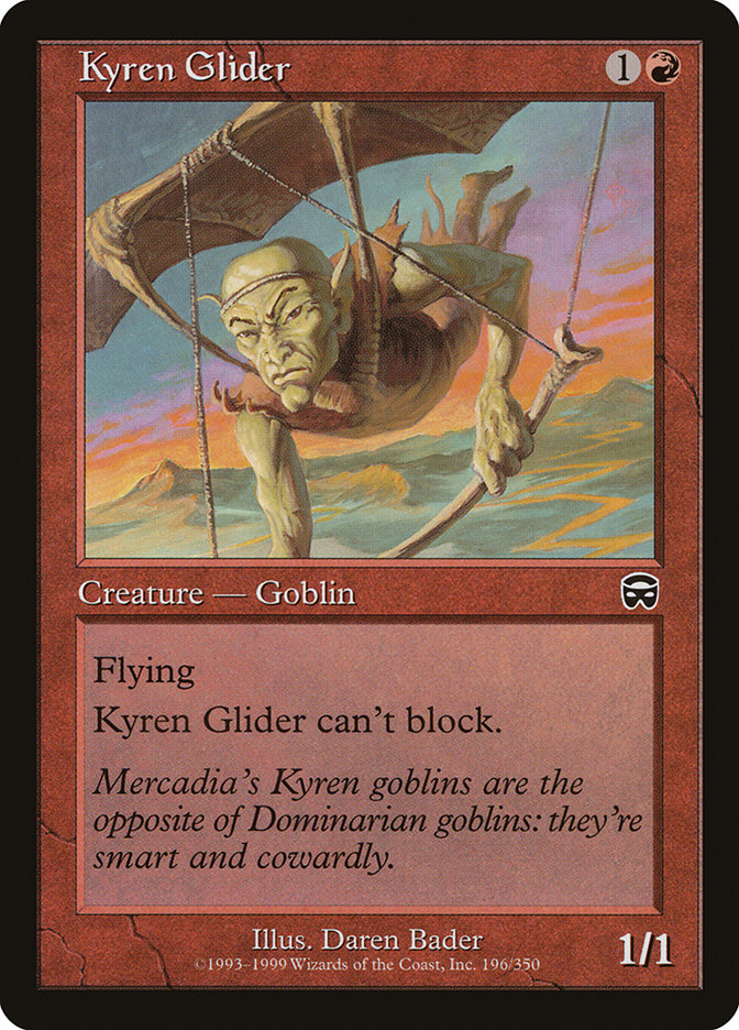Kyren Glider [Mercadian Masques] MTG Single Magic: The Gathering    | Red Claw Gaming