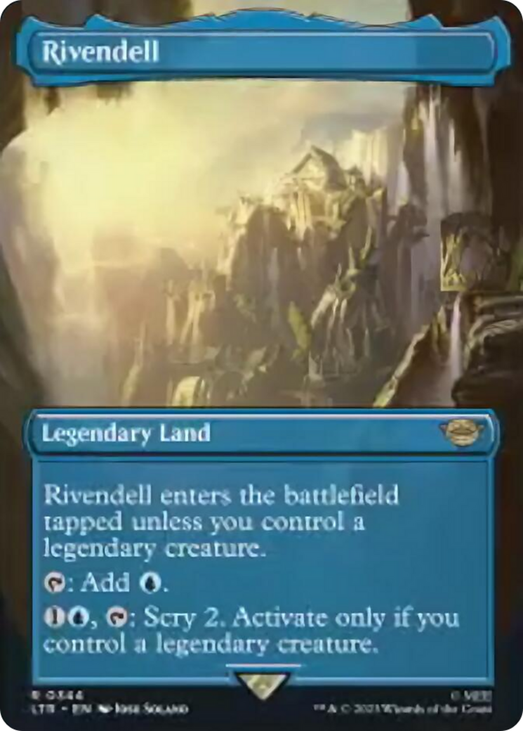 Rivendell (Borderless Alternate Art) [The Lord of the Rings: Tales of Middle-Earth] MTG Single Magic: The Gathering    | Red Claw Gaming