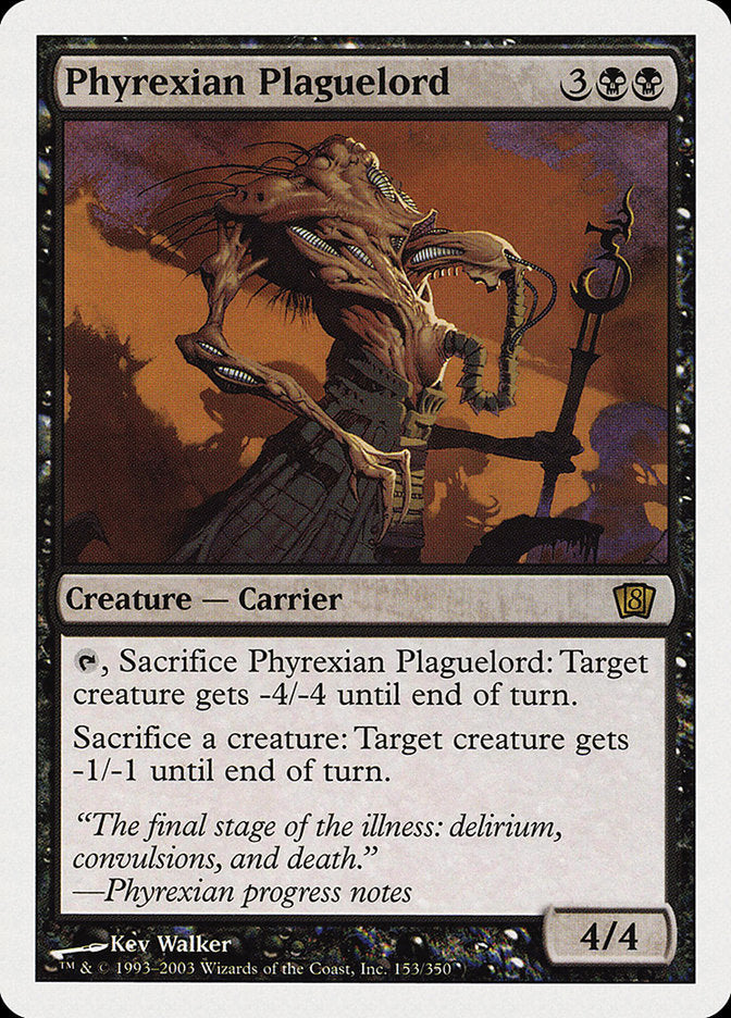 Phyrexian Plaguelord [Eighth Edition] MTG Single Magic: The Gathering    | Red Claw Gaming