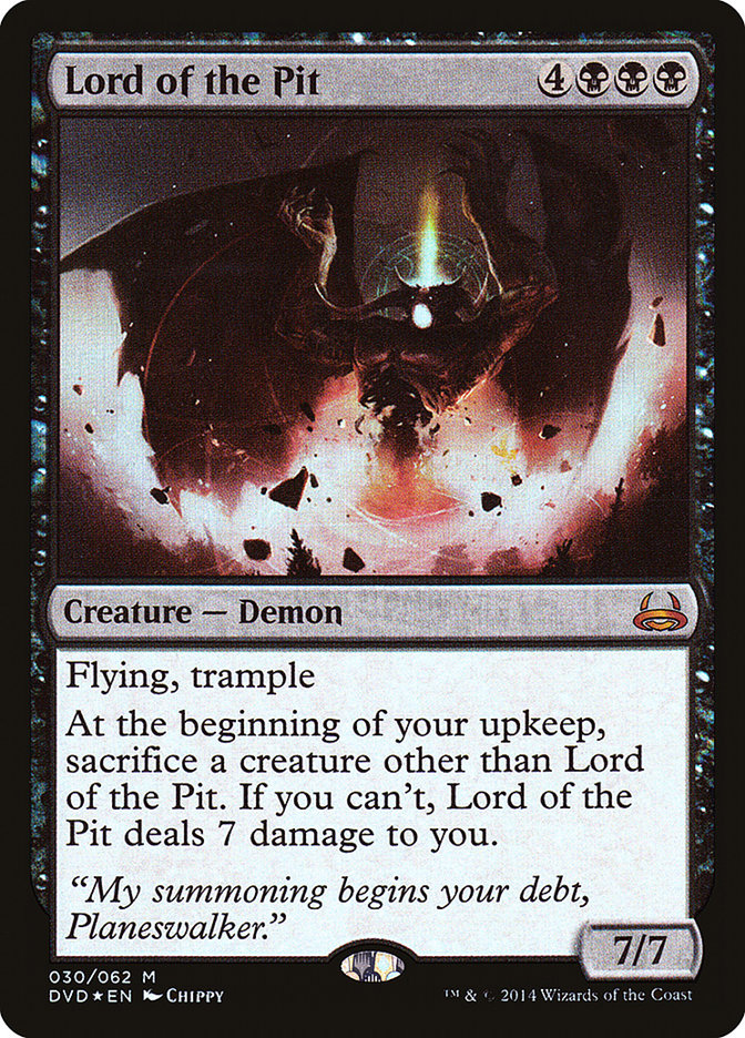 Lord of the Pit (Divine vs. Demonic) [Duel Decks Anthology] MTG Single Magic: The Gathering    | Red Claw Gaming