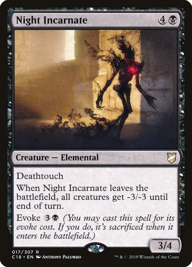 Night Incarnate [Commander 2018] MTG Single Magic: The Gathering    | Red Claw Gaming