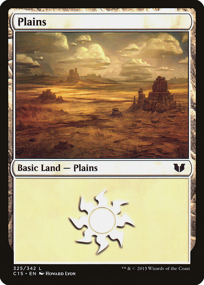 Plains (325) [Commander 2015] MTG Single Magic: The Gathering    | Red Claw Gaming