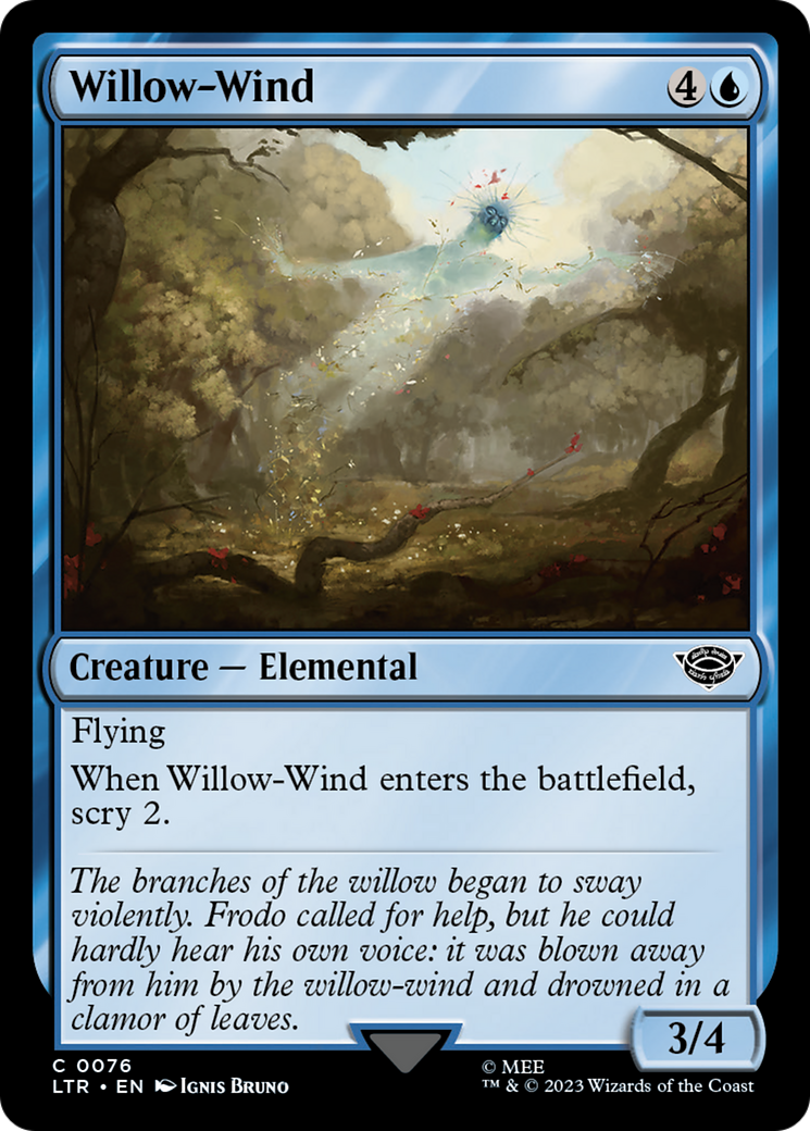 Willow-Wind [The Lord of the Rings: Tales of Middle-Earth] MTG Single Magic: The Gathering    | Red Claw Gaming