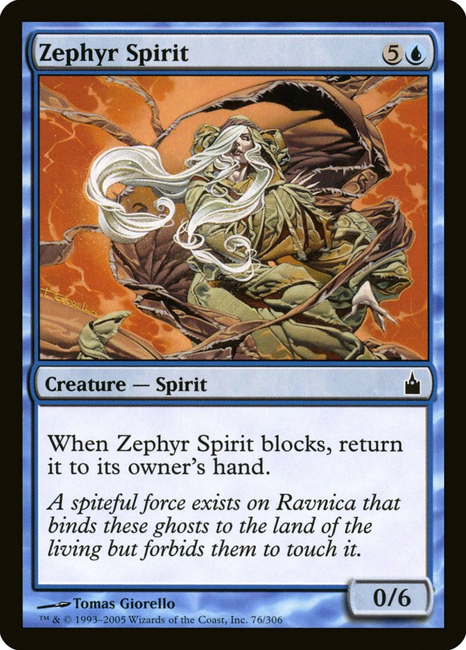 Zephyr Spirit [Ravnica: City of Guilds] MTG Single Magic: The Gathering    | Red Claw Gaming