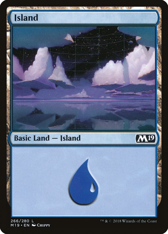 Island (266) [Core Set 2019] MTG Single Magic: The Gathering    | Red Claw Gaming