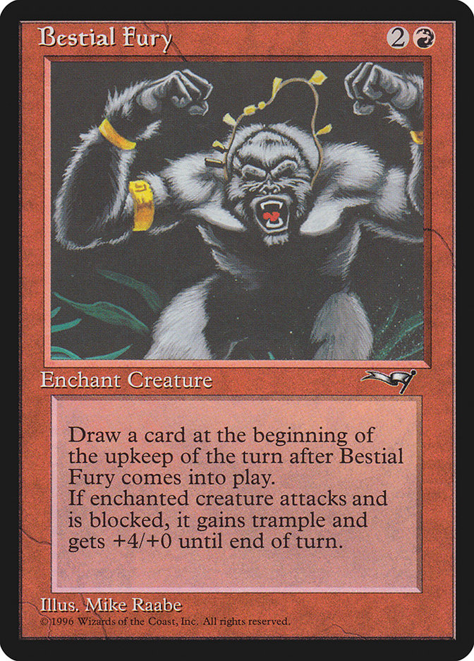 Bestial Fury (Fists Raised) [Alliances] MTG Single Magic: The Gathering    | Red Claw Gaming