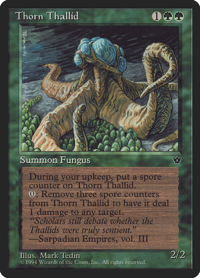 Thorn Thallid (Mark Tedin) [Fallen Empires] MTG Single Magic: The Gathering    | Red Claw Gaming