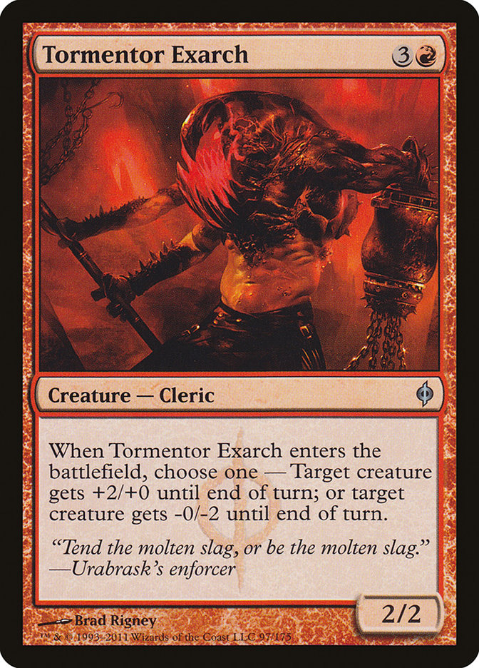 Tormentor Exarch [New Phyrexia] MTG Single Magic: The Gathering    | Red Claw Gaming